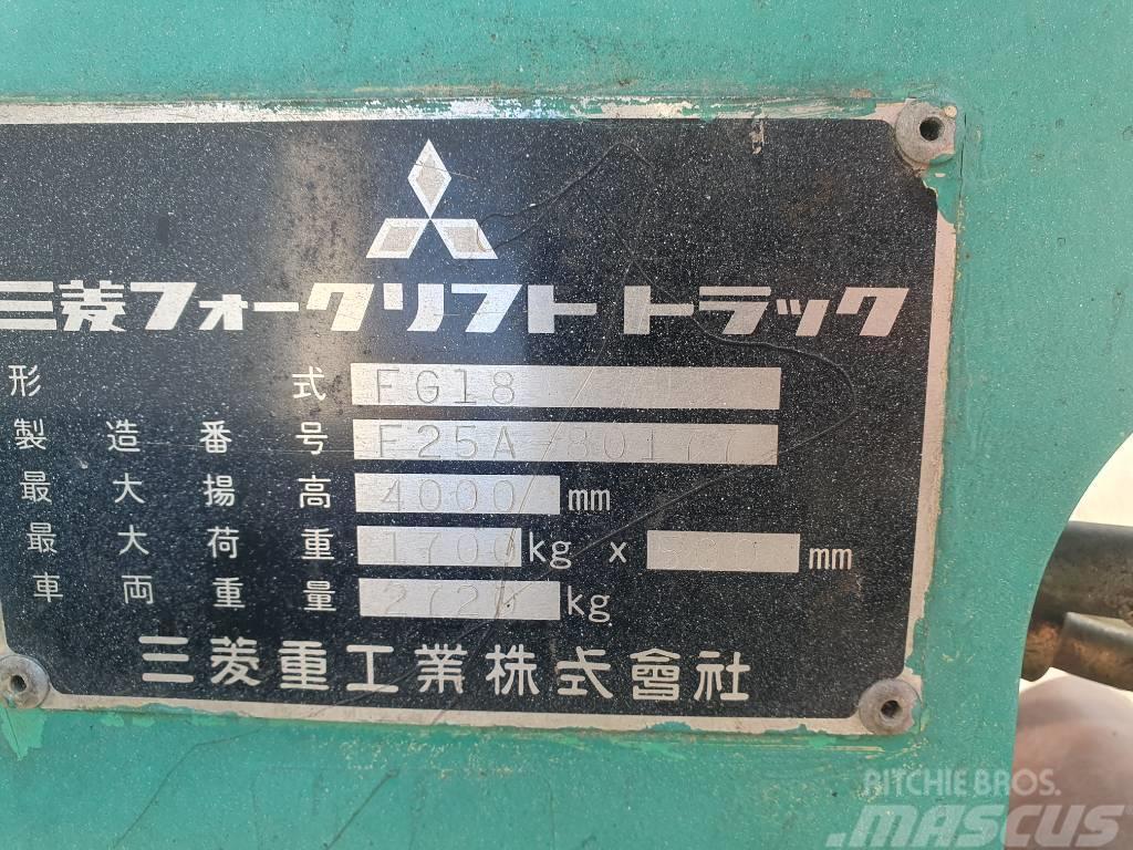 Mitsubishi FG18 Nestekaasutrukit