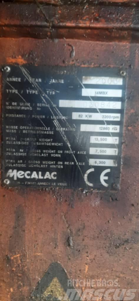 Mecalac 14MBXAR Rail Road Excavator Rautateiden kunnossapito