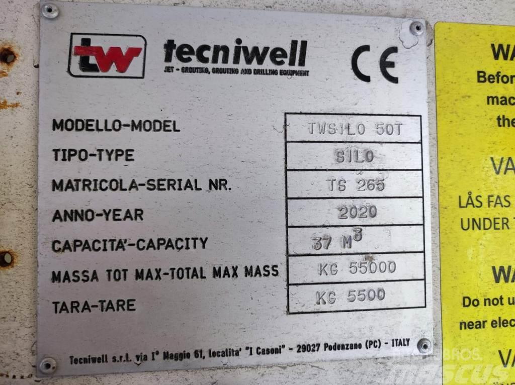  Techniwell TWSILO 50T HORIZONTAL STACKABLE SILO Vaihtolavat