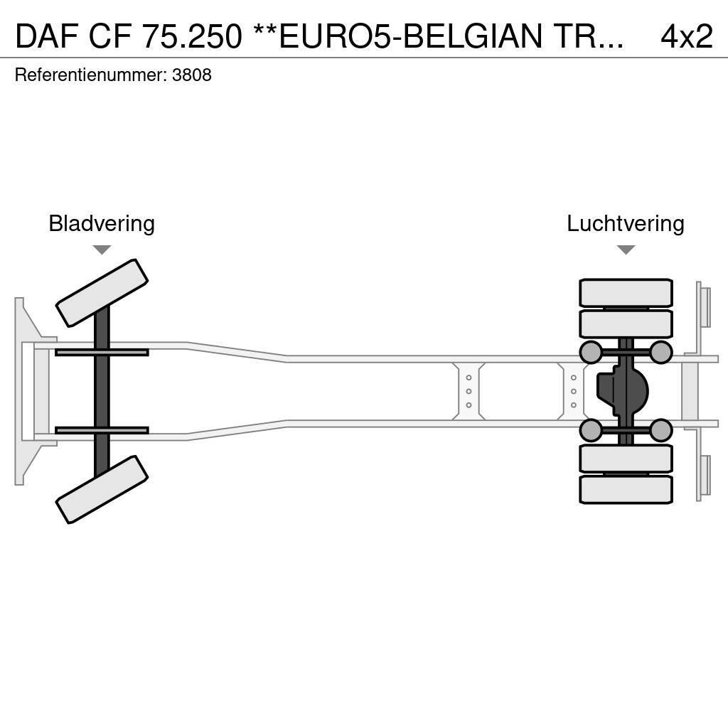 DAF CF 75.250 **EURO5-BELGIAN TRUCK** Umpikorikuorma-autot