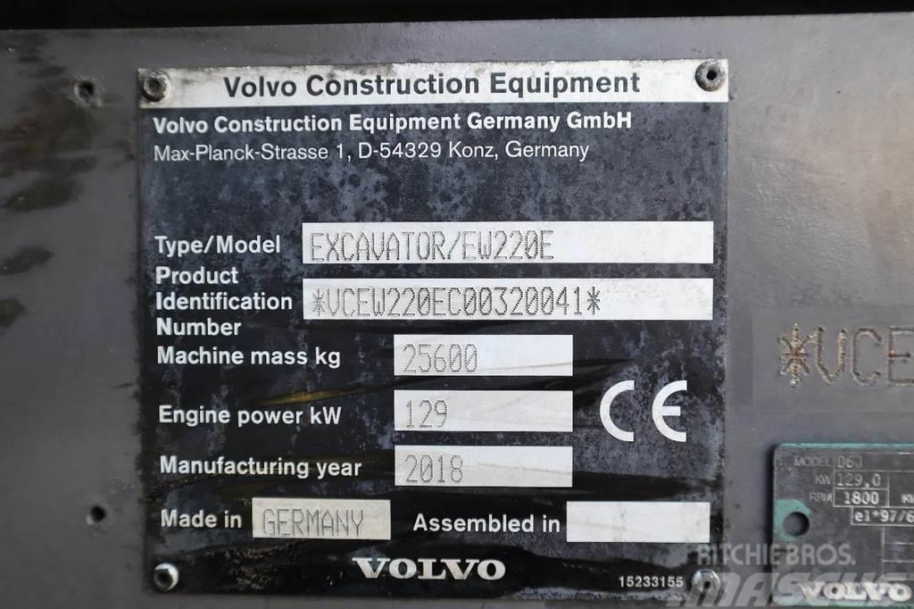 Volvo EW 220 E | TILTROTATOR | BUCKET | 2-PIECE | BSS Pyöräkaivukoneet