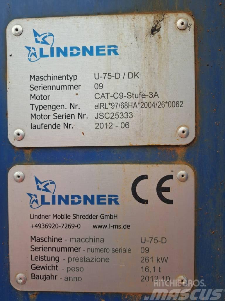 Lindner U75D Jätteen silppurit