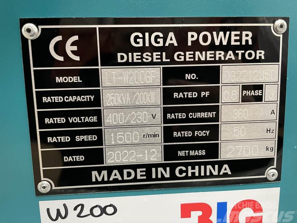  Giga power LT-W200GF 250KVA closed box Muut generaattorit