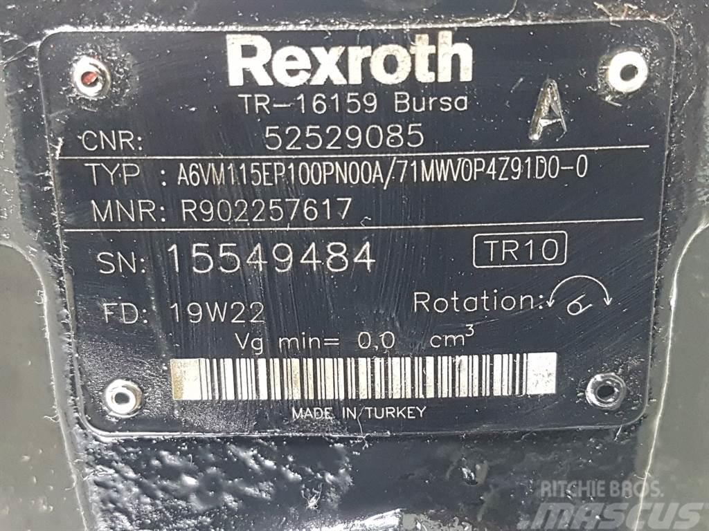 Manitou MLT630/730-Rexroth A6VM115EP100PN00A-Drive motor Hydrauliikka
