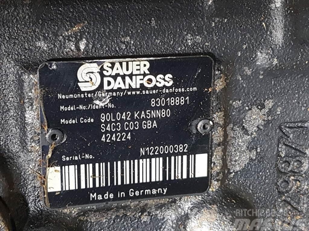 Sauer Danfoss 90L042KA5NN80S4C3-83018881-Drive pump/Fahrpumpe Hydrauliikka