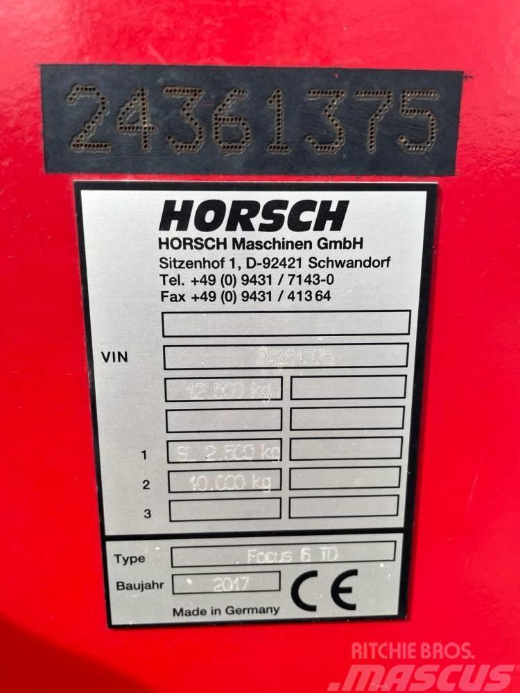 Horsch Focus 6 TD Kylvölannoittimet