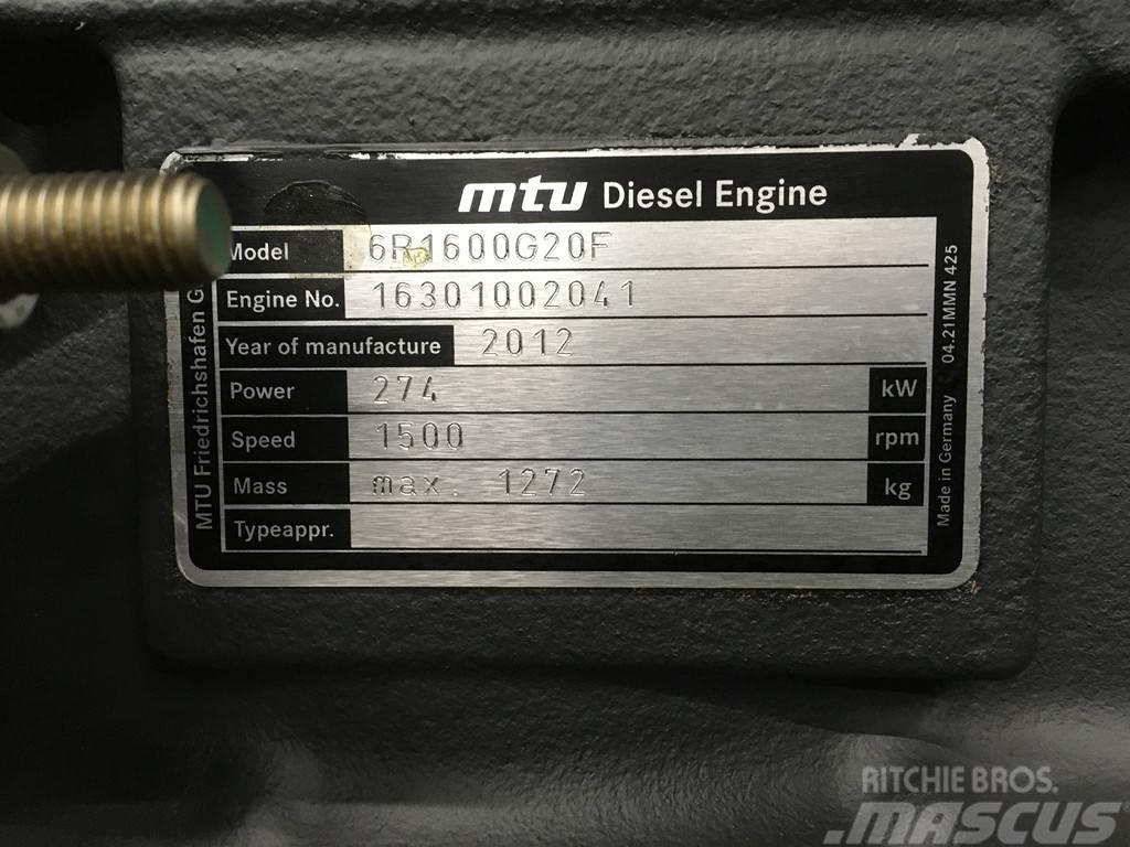MTU 6R1600 G20F NEW Moottorit