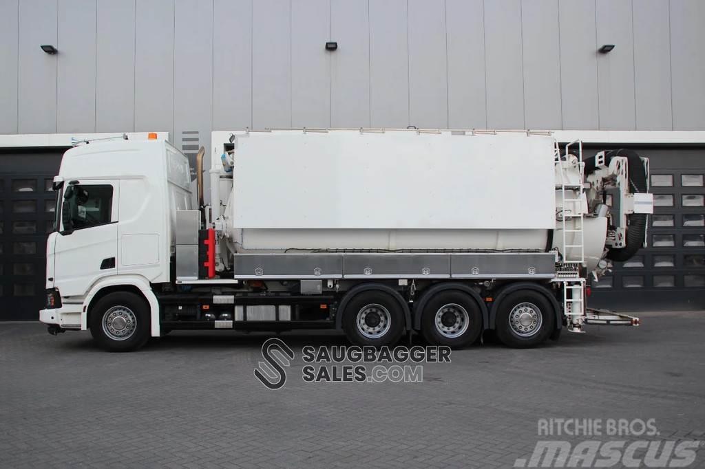 Scania R540 Amphitec Vortex 11000 suction excavator Paine-/imuautot