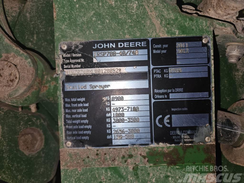 John Deere 740 Hinattavat ruiskut