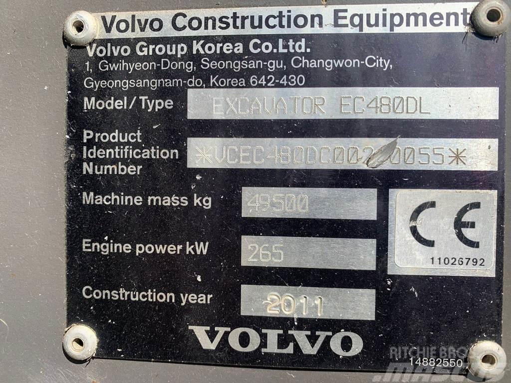 Volvo EC480DL Excavator pe Senile Erikoiskaivinkoneet