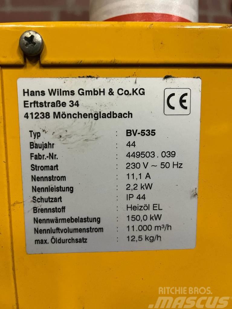 Wilms BV 535 Lämmitys- ja sulatuslaitteet