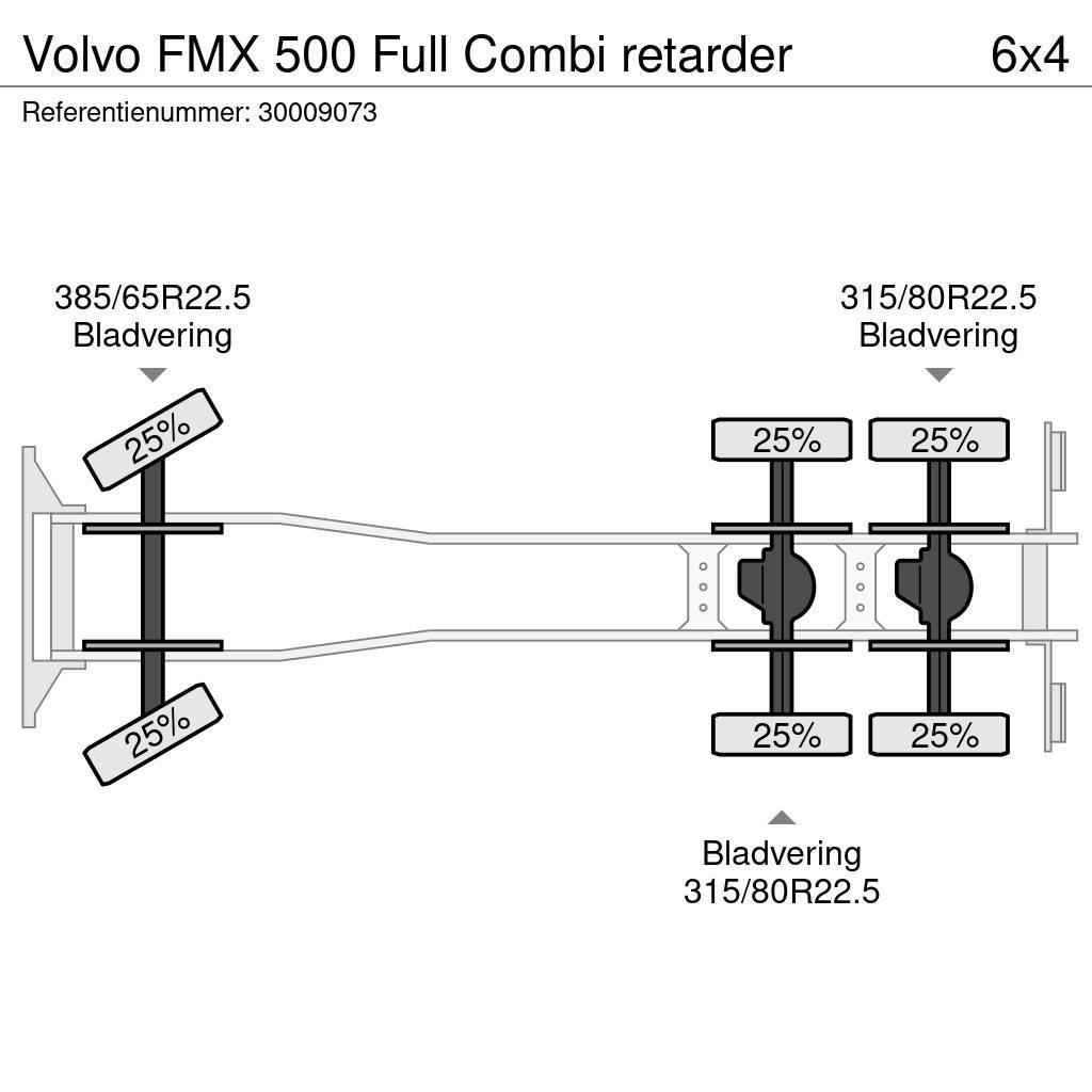 Volvo FMX 500 Full Combi retarder Muut kuorma-autot