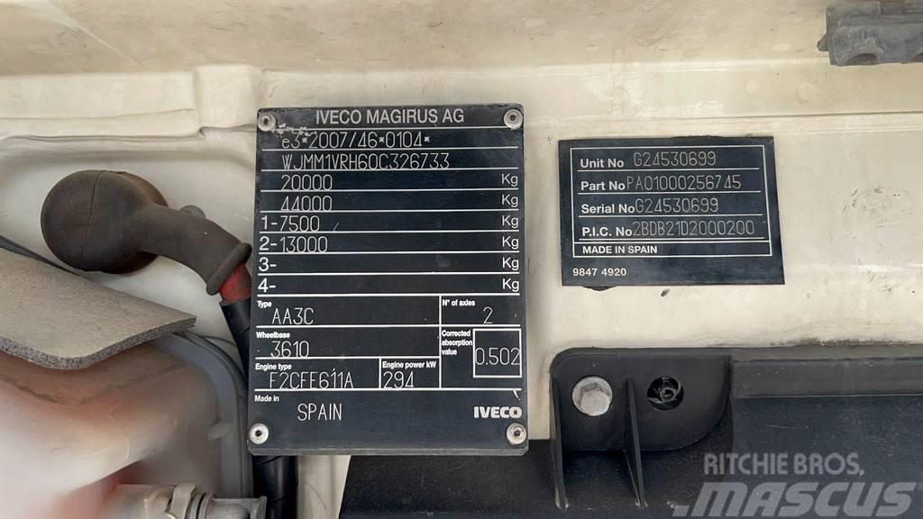 Iveco STRALIS AT440 T400 4X2 tipp. hydr.-retarder-acc Vetopöytäautot