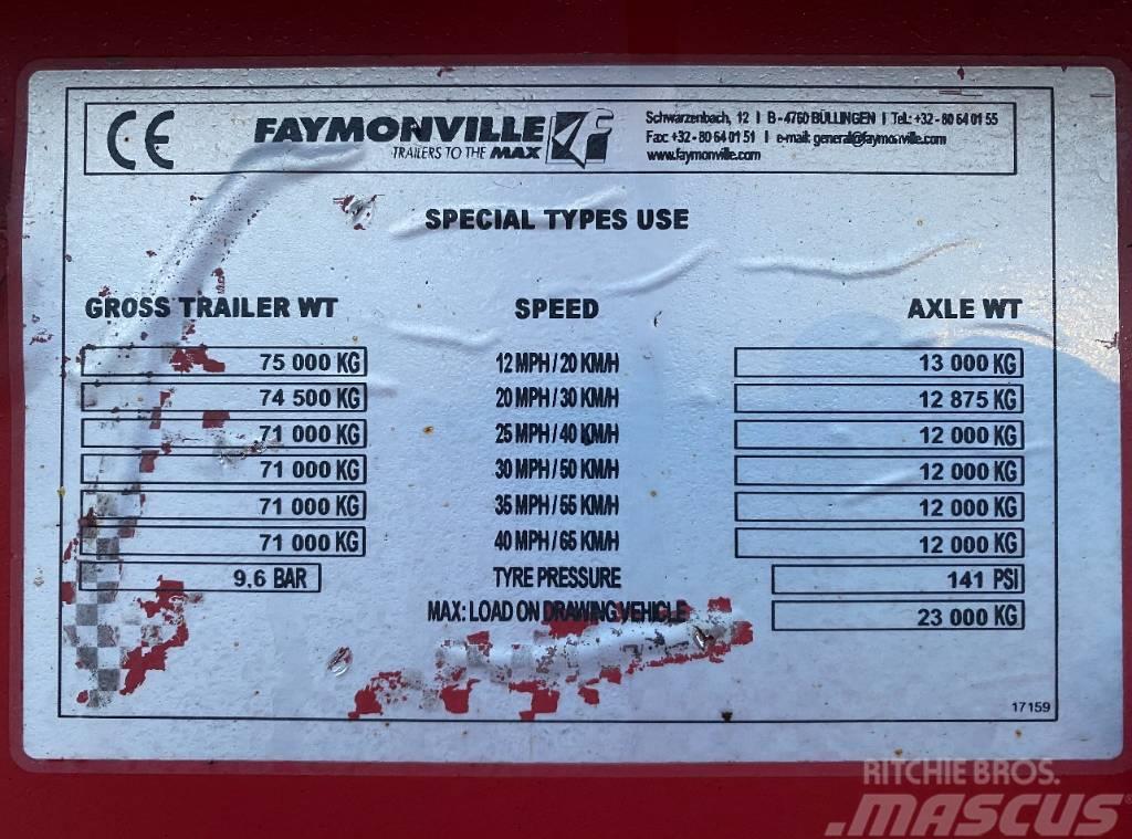 Faymonville 4 Axle Extending 75 Ton Low Loader Lavetit