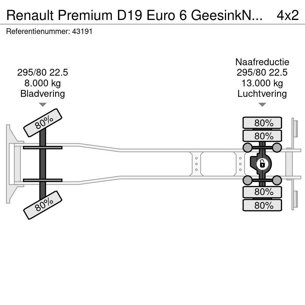 Renault Premium D19 Euro 6 GeesinkNorba MF 300, 16m³ Jäteautot