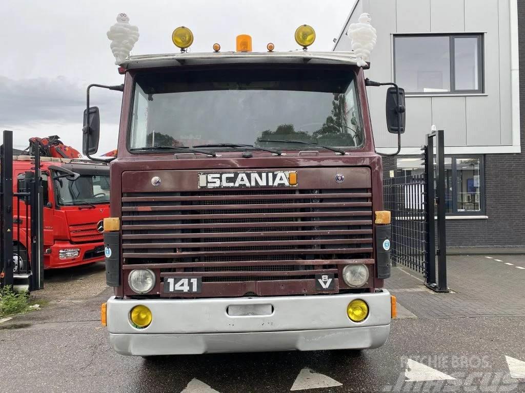Scania LB141 V8 141 V8 - 6X2 - BOX 7,35 METER Lava-kuorma-autot