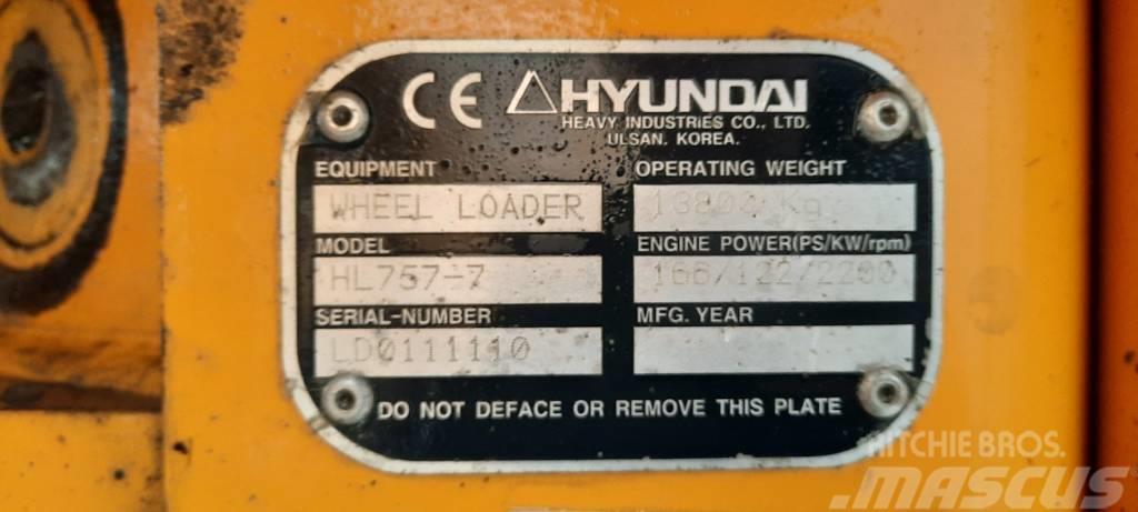 Hyundai HL 757-7 Pyöräkuormaajat