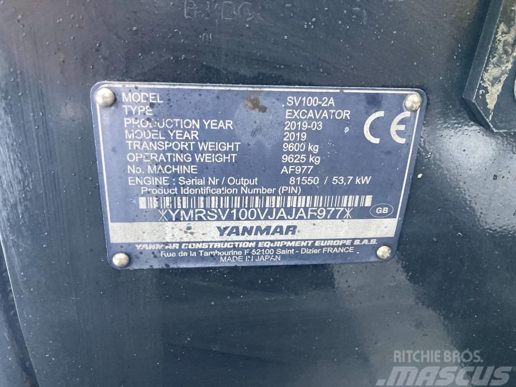 Yanmar SV 100-2A Midikaivukoneet 7t - 12t