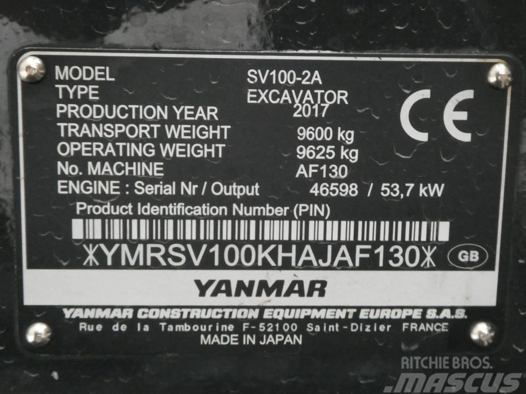 Yanmar SV 100-2A Midikaivukoneet 7t - 12t