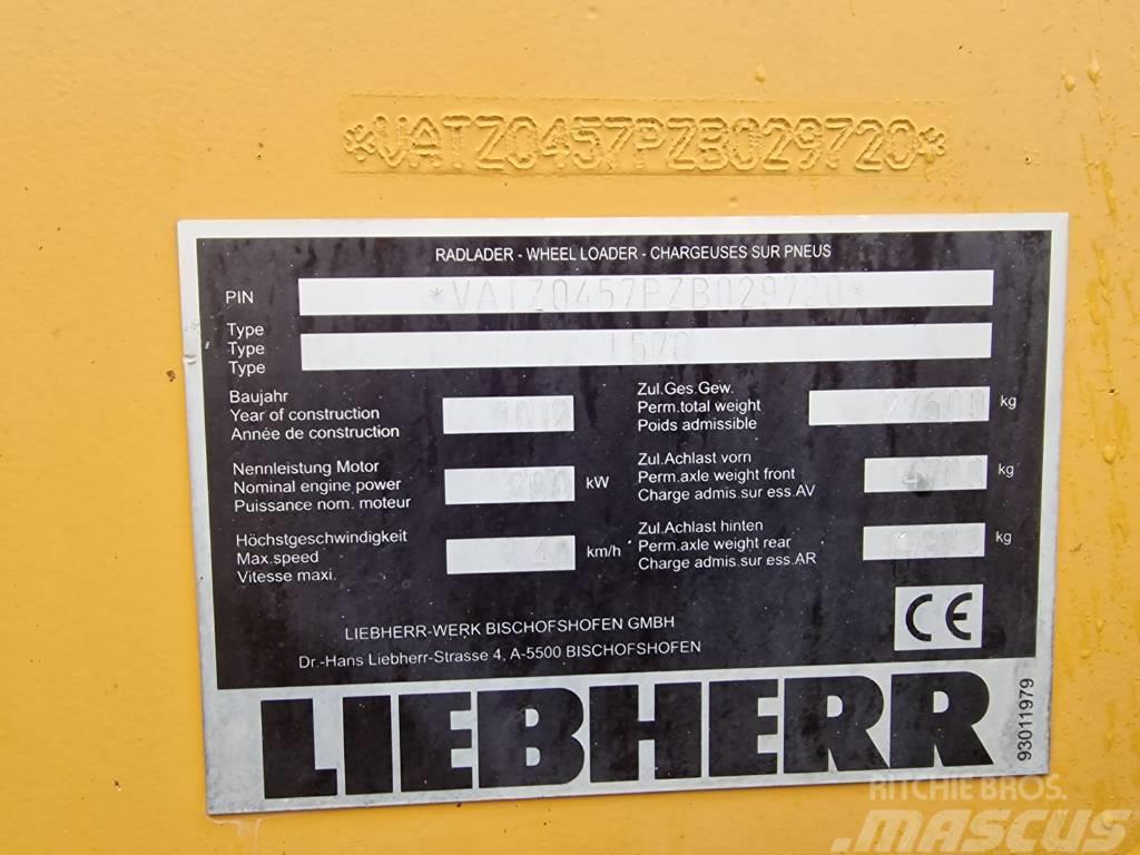 Liebherr L 576 2PLUS2 Bj 2012' Pyöräkuormaajat