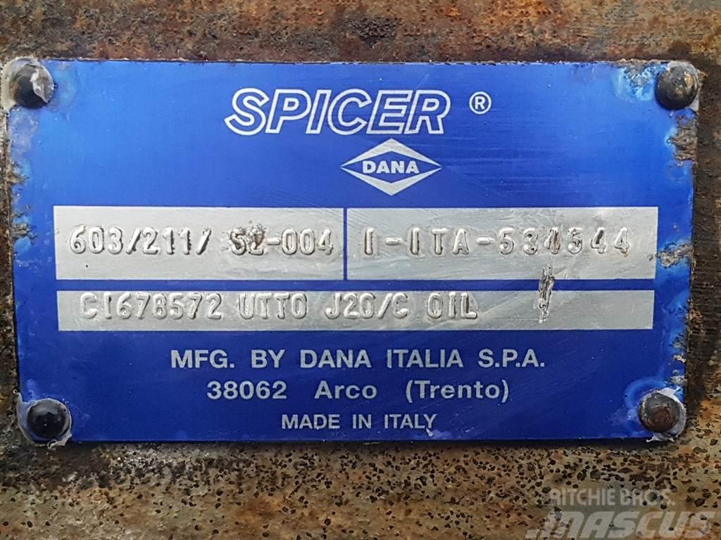Manitou 180ATJ-Spicer Dana 603/211/52-004-Axle/Achse/As Akselit
