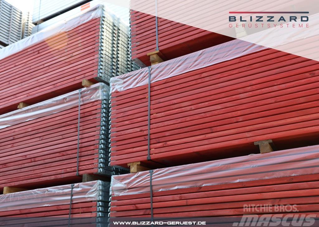 Blizzard S70 292,87 m² Alugerüst mit Holz-Gerüstbohlen Telineet ja lisäosat