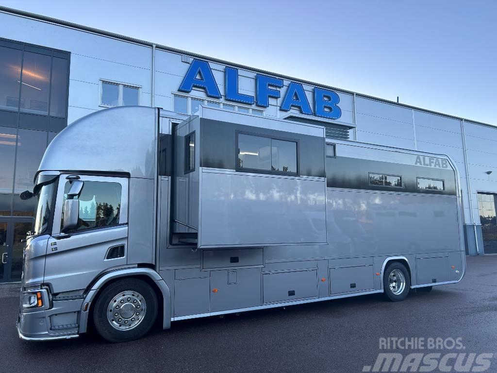 Scania P280 ALFAB Professional hästlastbil Eläinkuljetusautot
