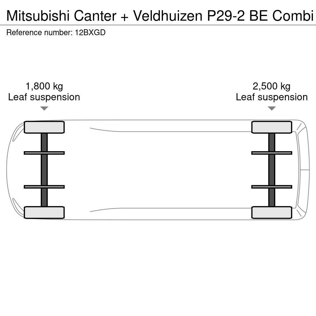 Mitsubishi Canter + Veldhuizen P29-2 BE Combi Muut autot