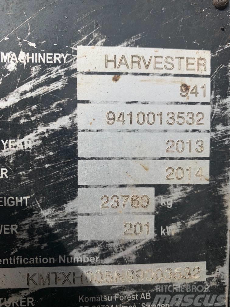 Komatsu 941.1 Harvesterit