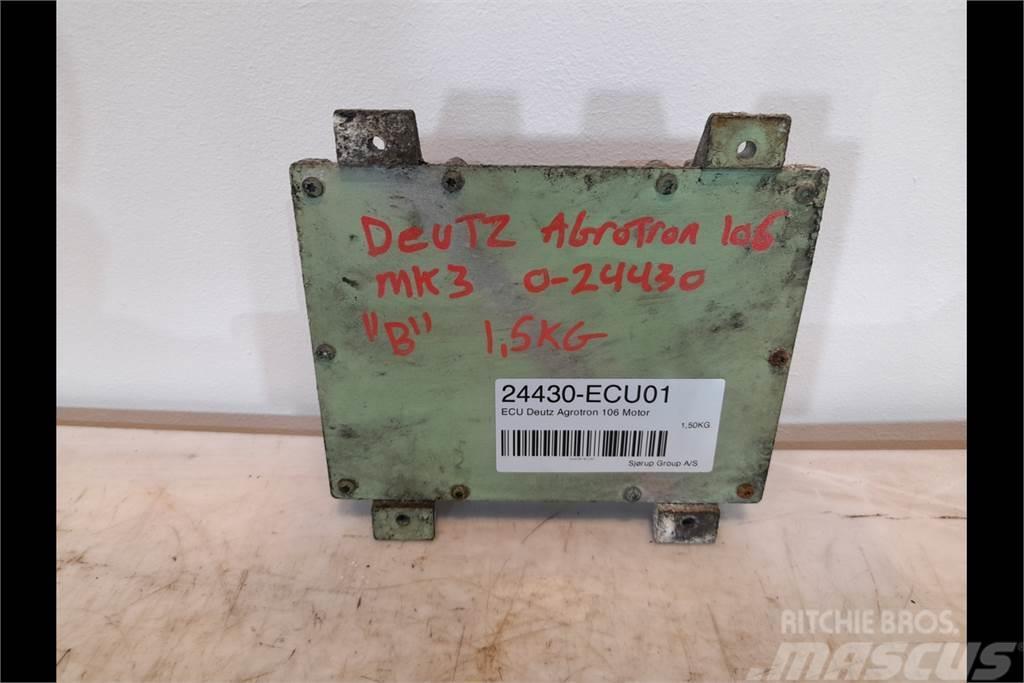 Deutz-Fahr Agrotron 106 ECU Sähkö ja elektroniikka