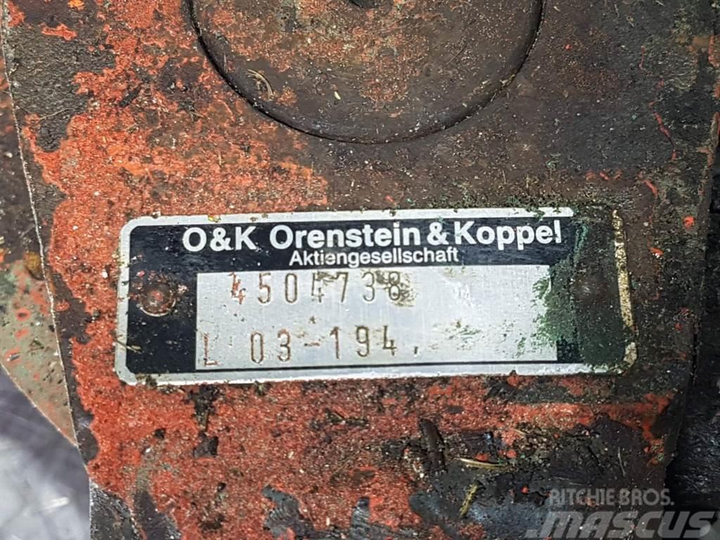 O&K L20 I-4504738-Steering cylinder/Lenkzylinder Hydrauliikka