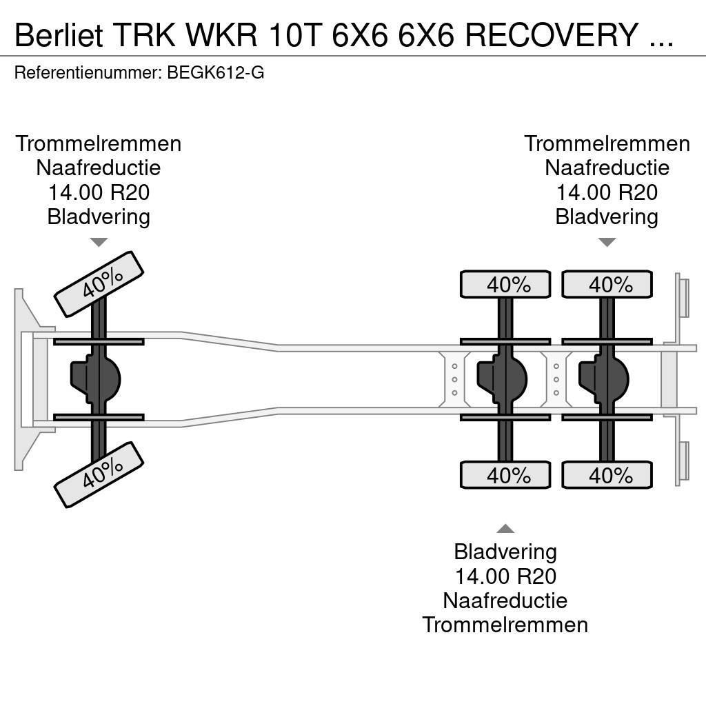 Berliet TRK WKR 10T 6X6 6X6 RECOVERY TRUCK 8589 KM Hinausautot