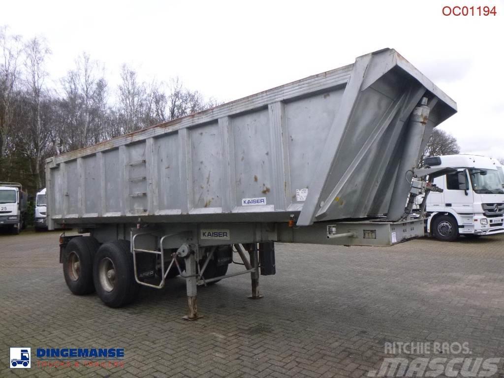 Robuste Kaiser Tipper trailer steel 24 m3 + tarpaulin Kippipuoliperävaunut