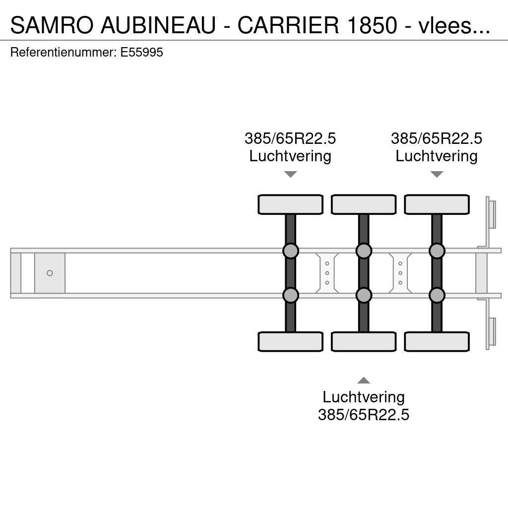 Samro AUBINEAU - CARRIER 1850 - vlees/viande/meat/fleisc Kylmä-/Lämpökoripuoliperävaunut