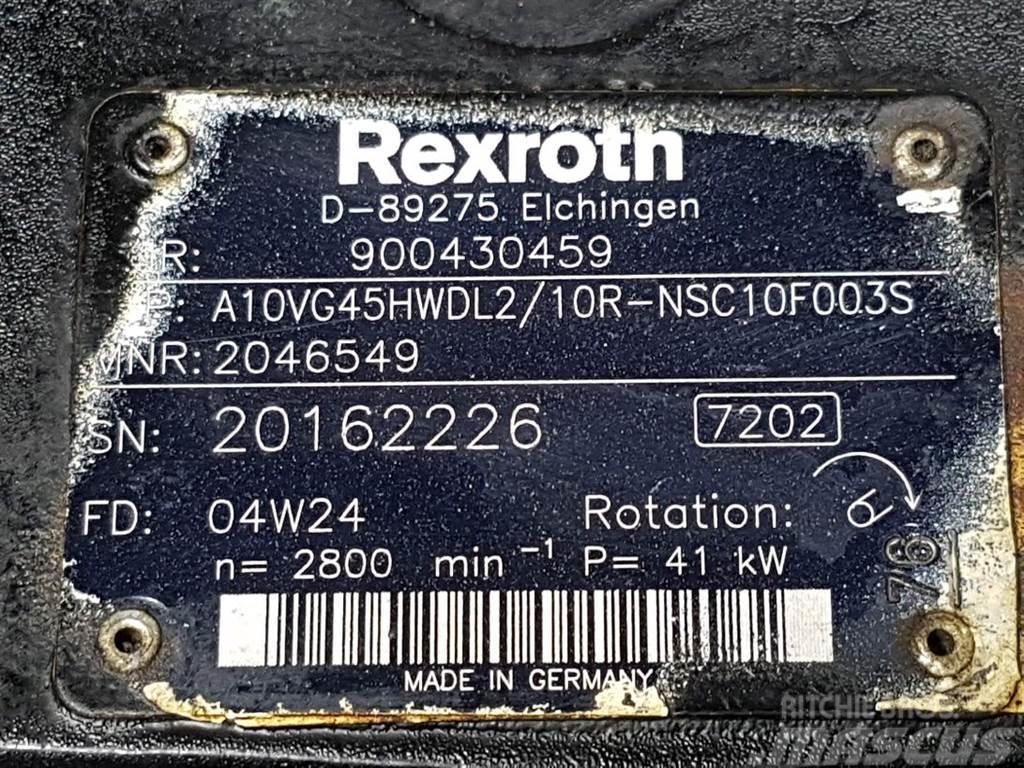 Rexroth A10VG45HWDL2/10R-R912046549-Drive pump/Fahrpumpe Hydrauliikka