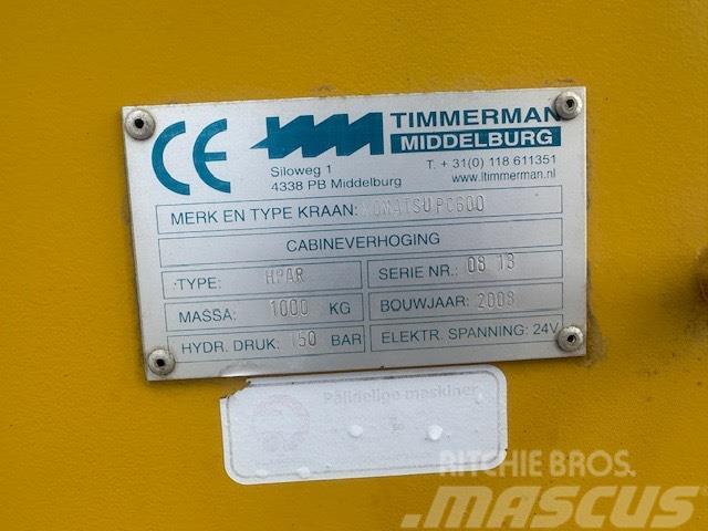 Komatsu PC 600-8 LIFTING CAB Ohjaamo ja sisusta