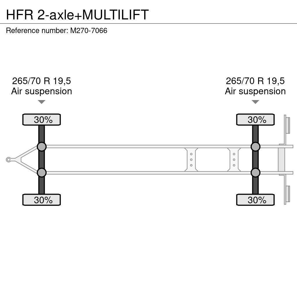 HFR 2-axle+MULTILIFT Muut perävaunut