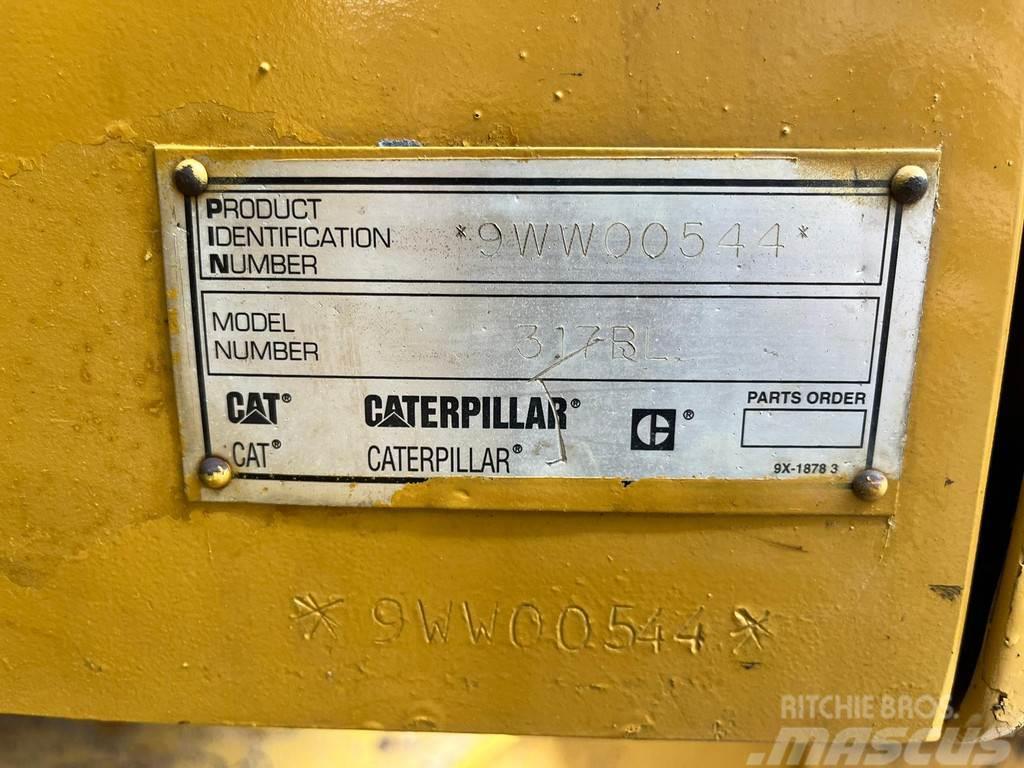 CAT 317BL - CE certified / Triple boom Telakaivukoneet