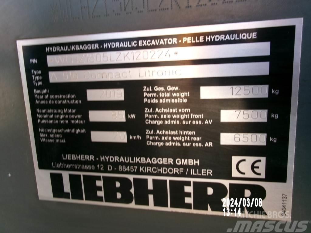Liebherr A 910 Compact Litronic Pyöräkaivukoneet