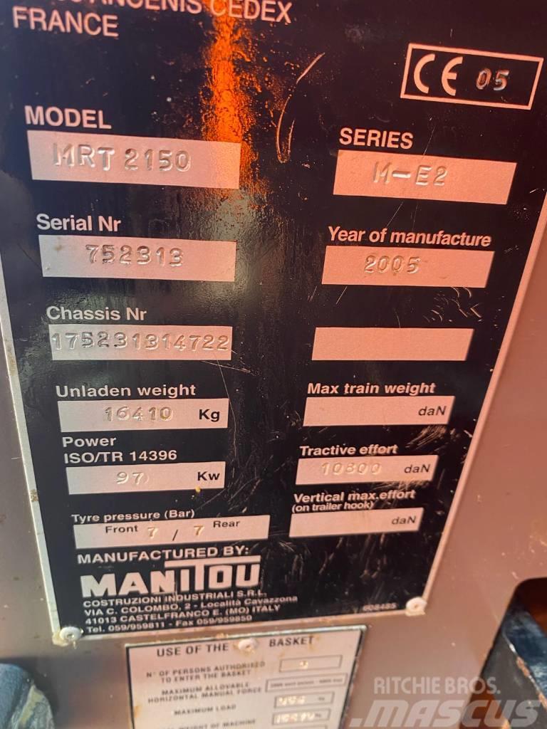 Manitou MRT 2150 M-E2 Kurottajat
