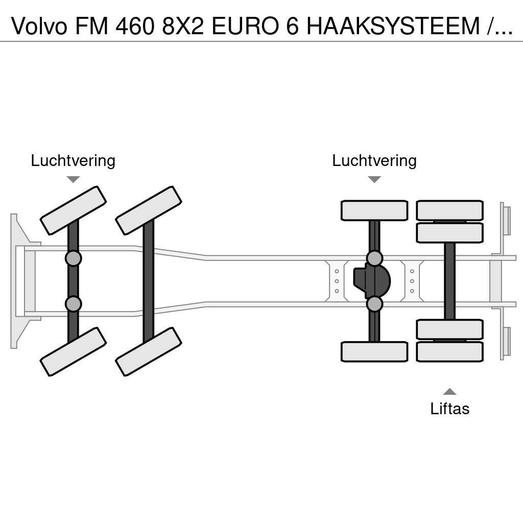 Volvo FM 460 8X2 EURO 6 HAAKSYSTEEM / PERFECT CONDITION Koukkulava kuorma-autot