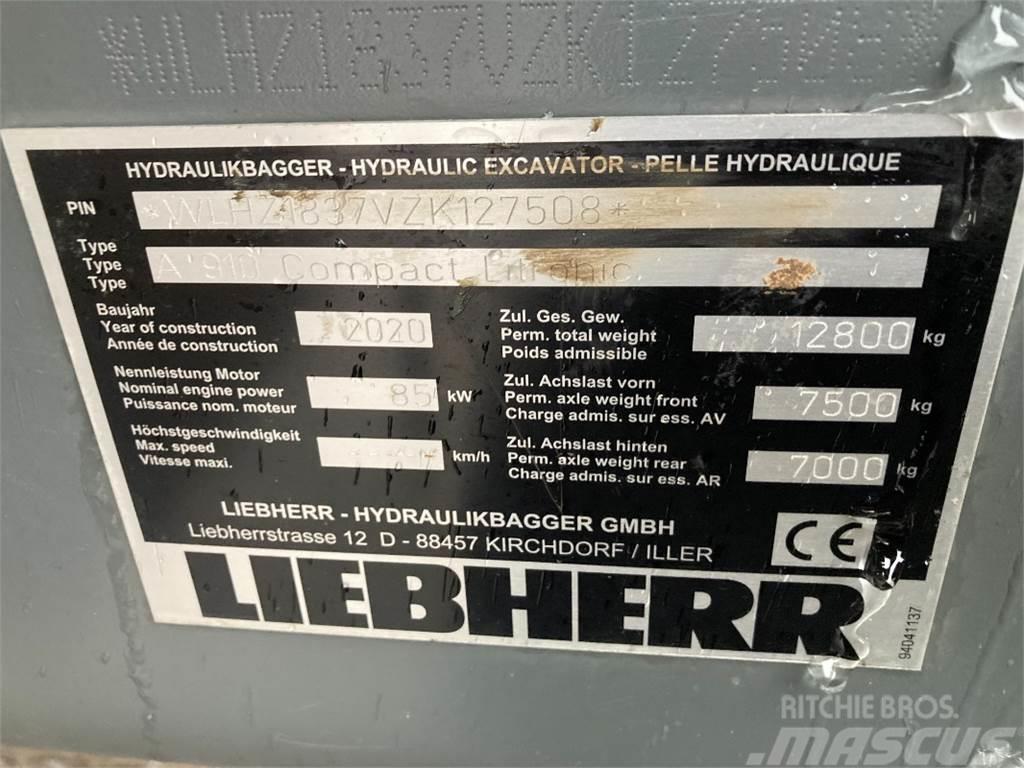 Liebherr A910 Compact Pyöräkaivukoneet