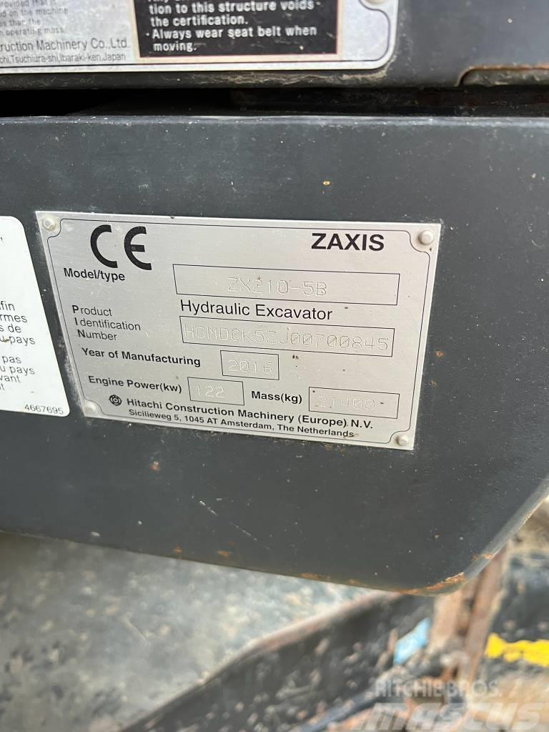 Hitachi ZX210LC Telakaivukoneet