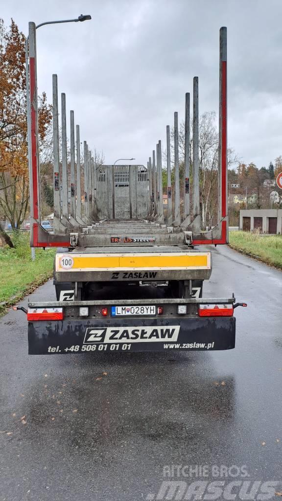 Zaslaw D 651 A Puu puoliperävaunut