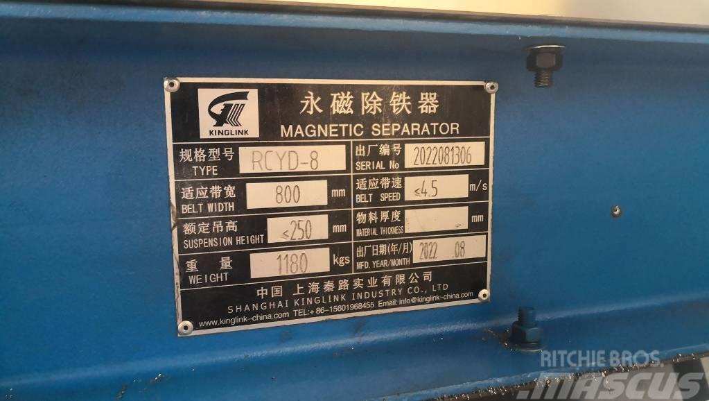 Kinglink RCYD-8 Permanent Magnetic Iron Separator Puhdistusasemat