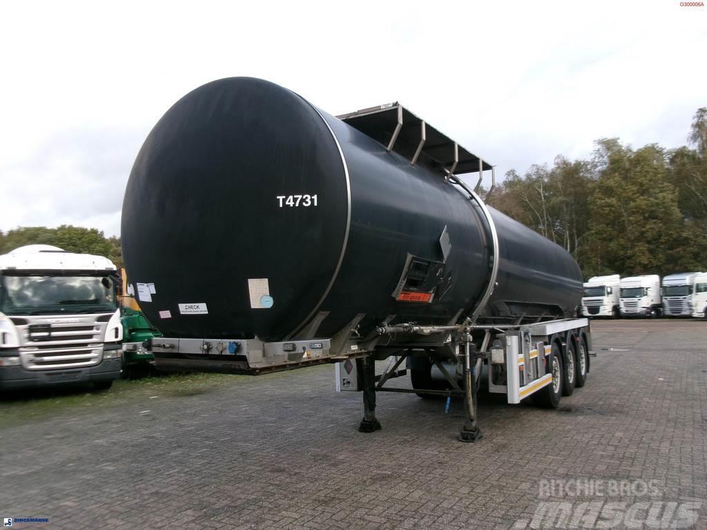 Crossland Bitumen tank inox 33 m3 / 1 comp + ADR L4BN Säiliöpuoliperävaunut