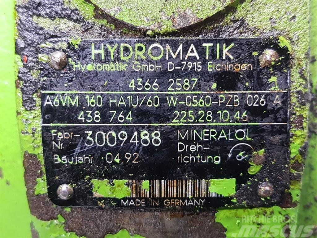 Hydromatik A6VM160HA1U/60W-R909438764-Drive motor/Fahrmotor Hydrauliikka