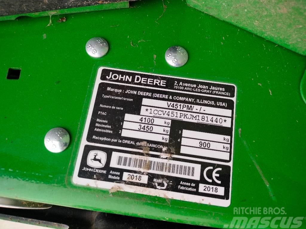 John Deere V451M Pyöröpaalaimet