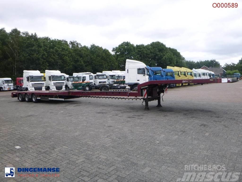 Nooteboom 3-axle semi-lowbed trailer extendable 14.5 m + ram Lavapuoliperävaunut