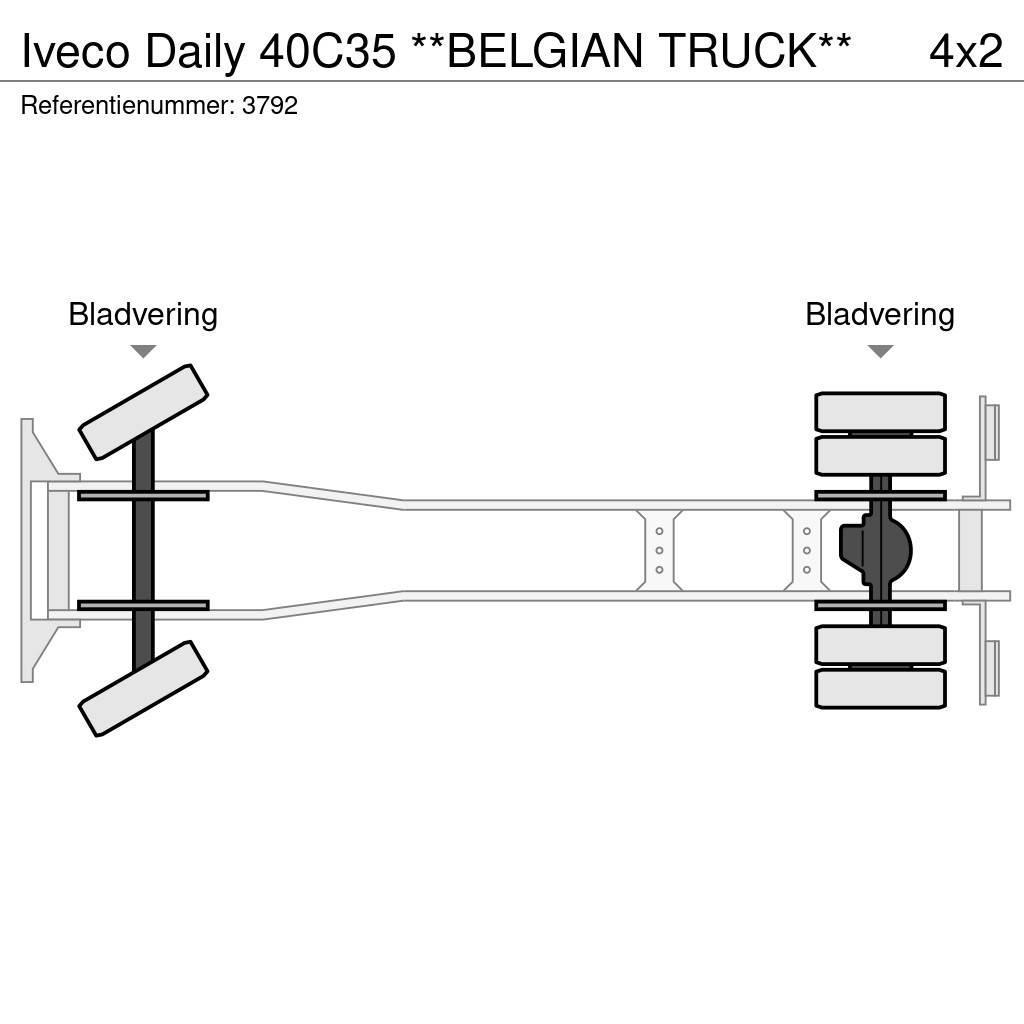 Iveco Daily 40C35 **BELGIAN TRUCK** Umpikorikuorma-autot